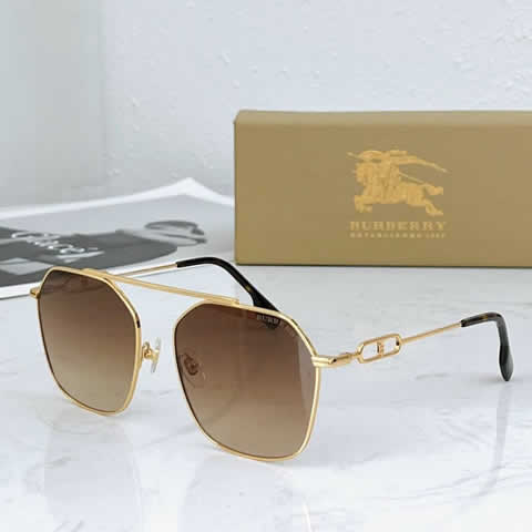 Replica Burberry Classic Aviator Sunglasses for Men Women Driving Sun glasses Polarized Lens 100% UV Blocking 173