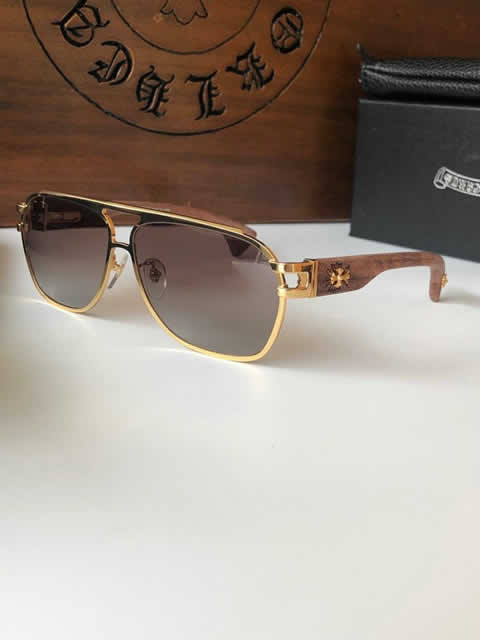 Replica Chrome Hearts Fashion Sunglasses Women Designer Luxury Man Women Cat Eye Sun Glasses Classic Vintage UV400 Outdoor 85