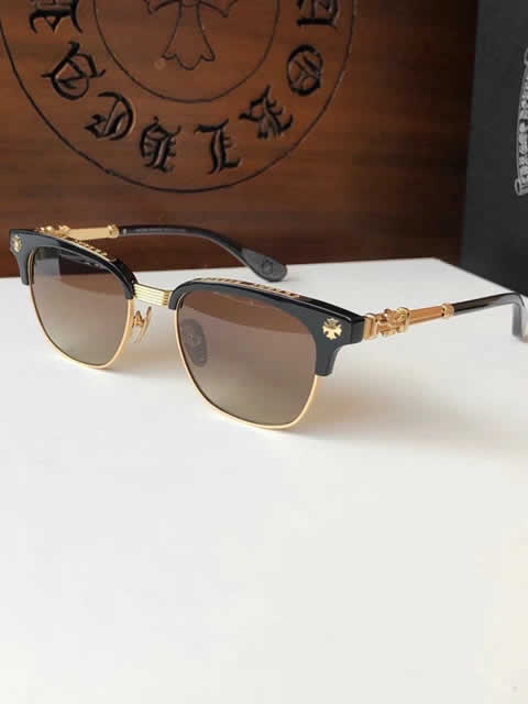 Replica Chrome Hearts Fashion Sunglasses Women Designer Luxury Man Women Cat Eye Sun Glasses Classic Vintage UV400 Outdoor 74