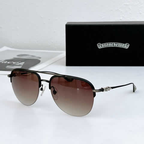 Replica Chrome Hearts Fashion Sunglasses Women Designer Luxury Man Women Cat Eye Sun Glasses Classic Vintage UV400 Outdoor 65