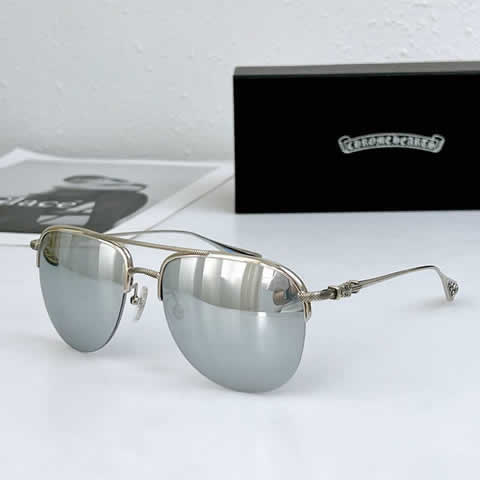Replica Chrome Hearts Fashion Sunglasses Women Designer Luxury Man Women Cat Eye Sun Glasses Classic Vintage UV400 Outdoor 63
