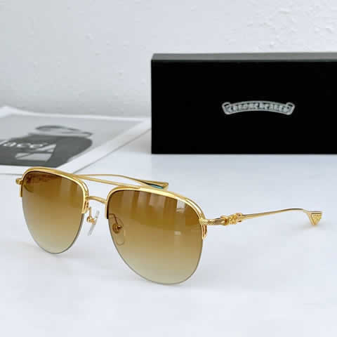 Replica Chrome Hearts Fashion Sunglasses Women Designer Luxury Man Women Cat Eye Sun Glasses Classic Vintage UV400 Outdoor 62