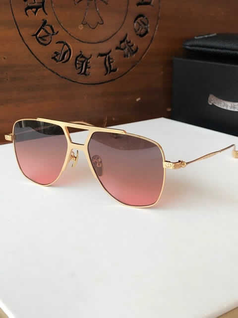 Replica Chrome Hearts Fashion Sunglasses Women Designer Luxury Man Women Cat Eye Sun Glasses Classic Vintage UV400 Outdoor 58