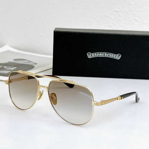 Replica Chrome Hearts Fashion Sunglasses Women Designer Luxury Man Women Cat Eye Sun Glasses Classic Vintage UV400 Outdoor 48
