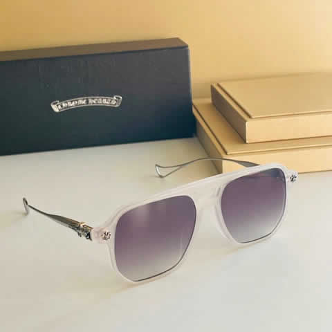 Replica Chrome Hearts Fashion Sunglasses Women Designer Luxury Man Women Cat Eye Sun Glasses Classic Vintage UV400 Outdoor 42