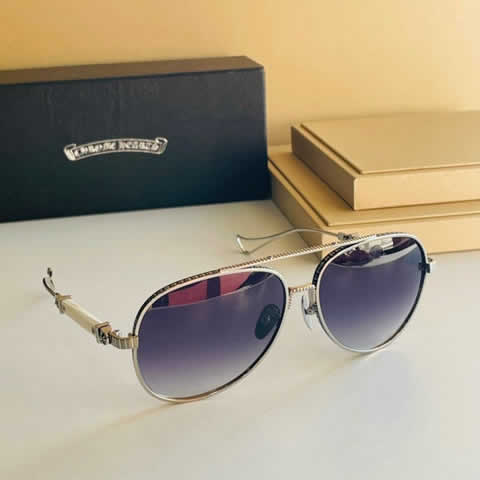 Replica Chrome Hearts Fashion Sunglasses Women Designer Luxury Man Women Cat Eye Sun Glasses Classic Vintage UV400 Outdoor 38