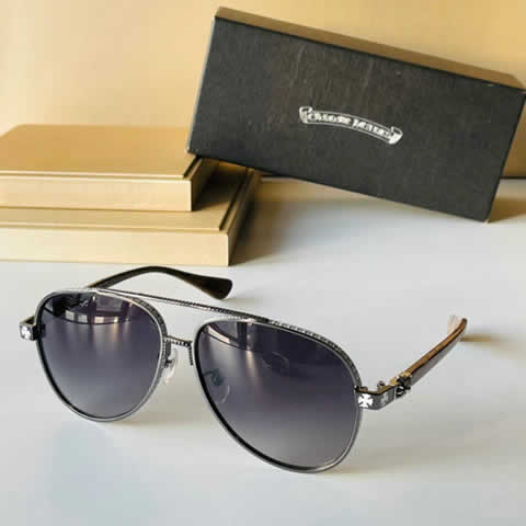Replica Chrome Hearts Fashion Sunglasses Women Designer Luxury Man Women Cat Eye Sun Glasses Classic Vintage UV400 Outdoor 32