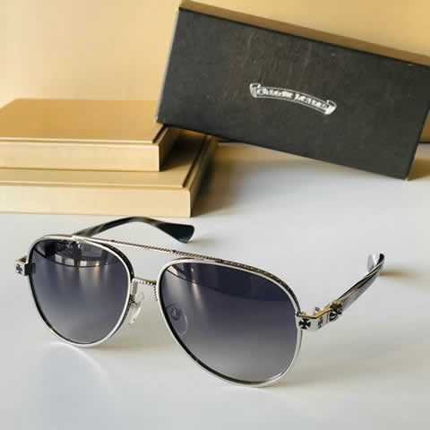 Replica Chrome Hearts Fashion Sunglasses Women Designer Luxury Man Women Cat Eye Sun Glasses Classic Vintage UV400 Outdoor 31