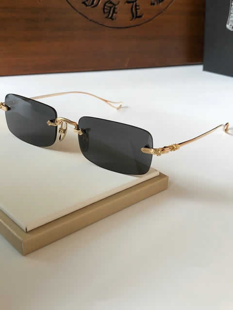 Replica Chrome Hearts Fashion Sunglasses Women Designer Luxury Man Women Cat Eye Sun Glasses Classic Vintage UV400 Outdoor 23
