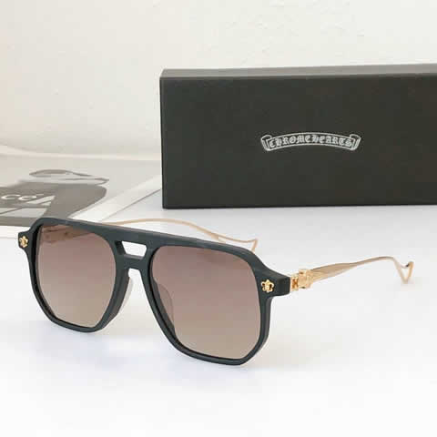 Replica Chrome Hearts Fashion Sunglasses Women Designer Luxury Man Women Cat Eye Sun Glasses Classic Vintage UV400 Outdoor 07