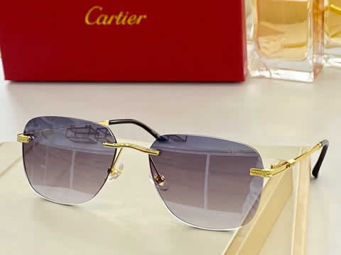 Replica Cartier Sunglasses for Men Women Polarized UV400 Protection Mirrored Lens with Spring Hinges 123
