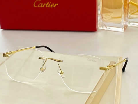 Replica Cartier Sunglasses for Men Women Polarized UV400 Protection Mirrored Lens with Spring Hinges 120