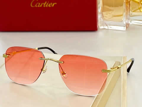 Replica Cartier Sunglasses for Men Women Polarized UV400 Protection Mirrored Lens with Spring Hinges 119