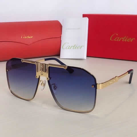 Replica Cartier Sunglasses for Men Women Polarized UV400 Protection Mirrored Lens with Spring Hinges 113