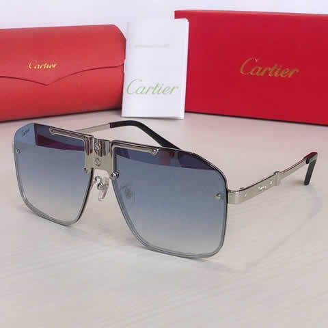 Replica Cartier Sunglasses for Men Women Polarized UV400 Protection Mirrored Lens with Spring Hinges 111