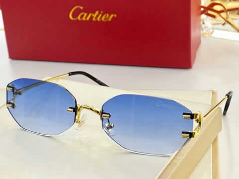 Replica Cartier Sunglasses for Men Women Polarized UV400 Protection Mirrored Lens with Spring Hinges 109