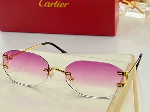 Replica Cartier Sunglasses for Men Women Polarized UV400 Protection Mirrored Lens with Spring Hinges 107