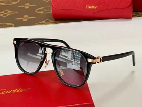 Replica Cartier Sunglasses for Men Women Polarized UV400 Protection Mirrored Lens with Spring Hinges 102