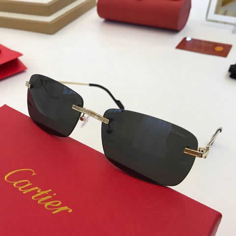 Replica Cartier Sunglasses for Men Women Polarized UV400 Protection Mirrored Lens with Spring Hinges 92