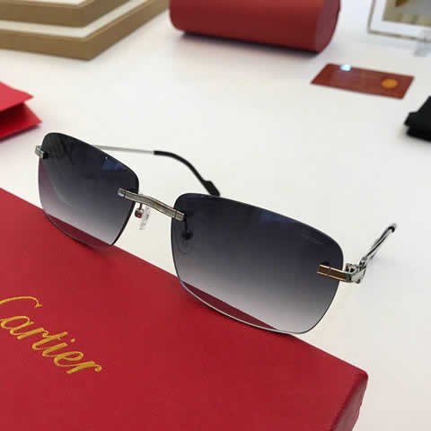 Replica Cartier Sunglasses for Men Women Polarized UV400 Protection Mirrored Lens with Spring Hinges 90