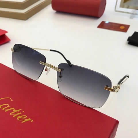 Replica Cartier Sunglasses for Men Women Polarized UV400 Protection Mirrored Lens with Spring Hinges 88