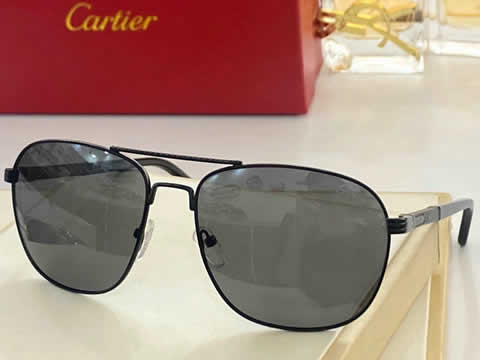 Replica Cartier Sunglasses for Men Women Polarized UV400 Protection Mirrored Lens with Spring Hinges 87