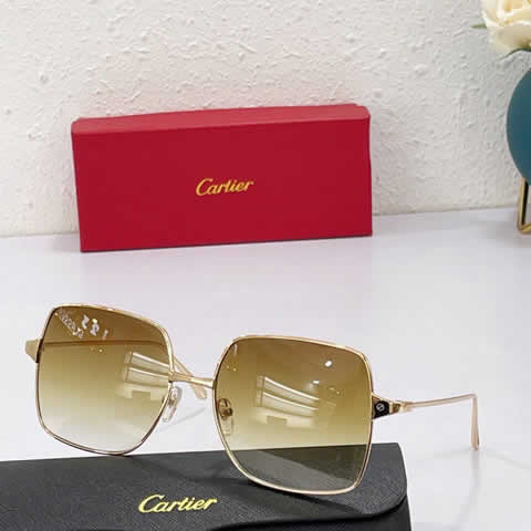 Replica Cartier Sunglasses for Men Women Polarized UV400 Protection Mirrored Lens with Spring Hinges 75
