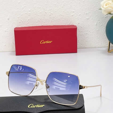 Replica Cartier Sunglasses for Men Women Polarized UV400 Protection Mirrored Lens with Spring Hinges 73
