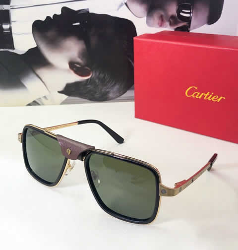 Replica Cartier Sunglasses for Men Women Polarized UV400 Protection Mirrored Lens with Spring Hinges 60