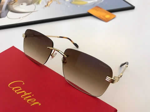 Replica Cartier Sunglasses for Men Women Polarized UV400 Protection Mirrored Lens with Spring Hinges 34