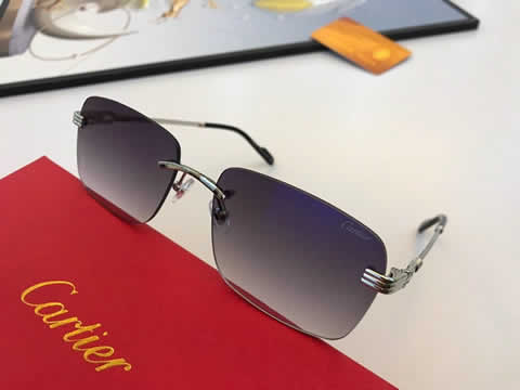 Replica Cartier Sunglasses for Men Women Polarized UV400 Protection Mirrored Lens with Spring Hinges 33