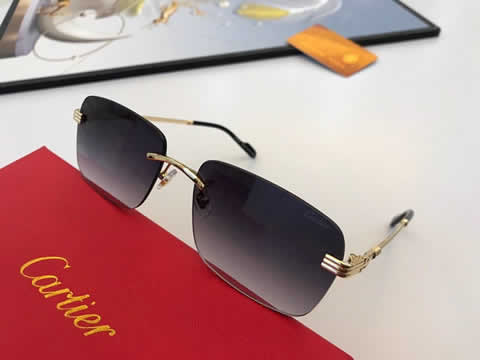Replica Cartier Sunglasses for Men Women Polarized UV400 Protection Mirrored Lens with Spring Hinges 30