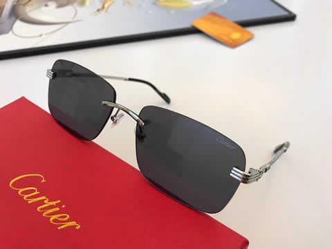 Replica Cartier Sunglasses for Men Women Polarized UV400 Protection Mirrored Lens with Spring Hinges 29