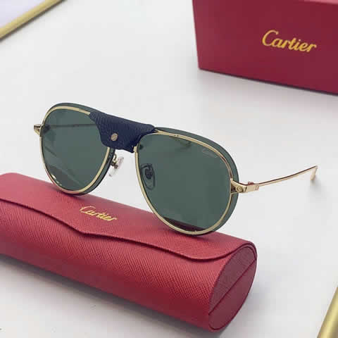 Replica Cartier Sunglasses for Men Women Polarized UV400 Protection Mirrored Lens with Spring Hinges 24