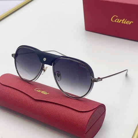 Replica Cartier Sunglasses for Men Women Polarized UV400 Protection Mirrored Lens with Spring Hinges 23