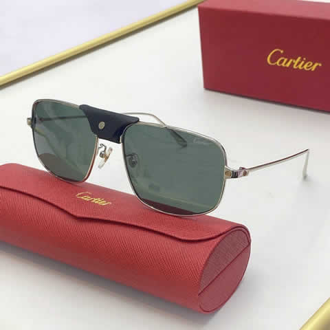 Replica Cartier Sunglasses for Men Women Polarized UV400 Protection Mirrored Lens with Spring Hinges 16