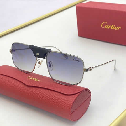 Replica Cartier Sunglasses for Men Women Polarized UV400 Protection Mirrored Lens with Spring Hinges 15