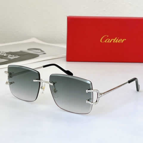 Replica Cartier Sunglasses for Men Women Polarized UV400 Protection Mirrored Lens with Spring Hinges 10