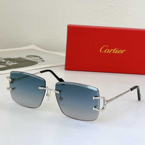 Replica Cartier Sunglasses for Men Women Polarized UV400 Protection Mirrored Lens with Spring Hinges 08