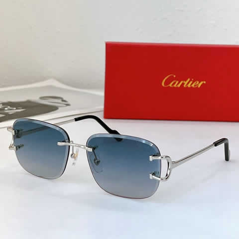 Replica Cartier Sunglasses for Men Women Polarized UV400 Protection Mirrored Lens with Spring Hinges 05