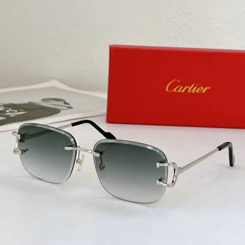 Replica Cartier Sunglasses for Men Women Polarized UV400 Protection Mirrored Lens with Spring Hinges 03