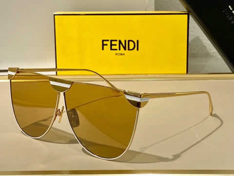 Replica Fendi Fashion Brand Designer Cat Eye Women Sunglasses Oversized Sun Glasses Cat eye Vintage Female Eyewear 131