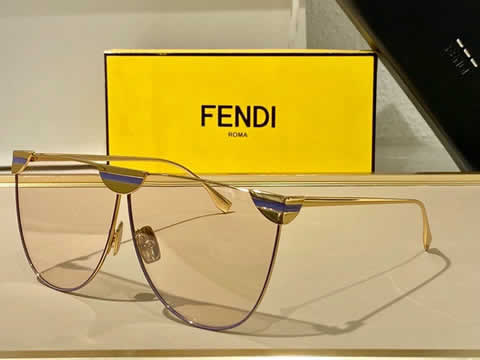 Replica Fendi Fashion Brand Designer Cat Eye Women Sunglasses Oversized Sun Glasses Cat eye Vintage Female Eyewear 129