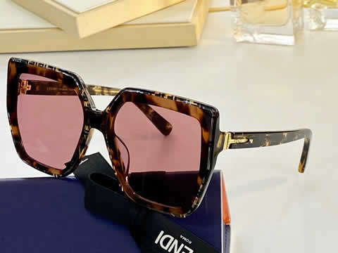 Replica Fendi Fashion Brand Designer Cat Eye Women Sunglasses Oversized Sun Glasses Cat eye Vintage Female Eyewear 125
