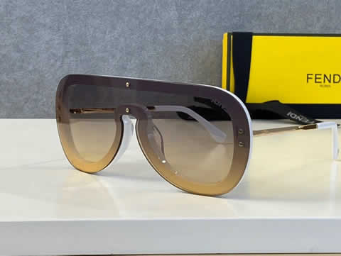Replica Fendi Fashion Brand Designer Cat Eye Women Sunglasses Oversized Sun Glasses Cat eye Vintage Female Eyewear 110