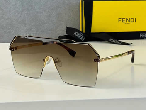 Replica Fendi Fashion Brand Designer Cat Eye Women Sunglasses Oversized Sun Glasses Cat eye Vintage Female Eyewear 101