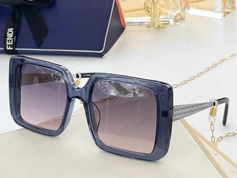 Replica Fendi Fashion Brand Designer Cat Eye Women Sunglasses Oversized Sun Glasses Cat eye Vintage Female Eyewear 100