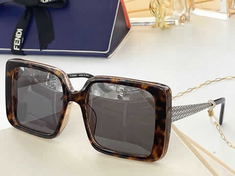 Replica Fendi Fashion Brand Designer Cat Eye Women Sunglasses Oversized Sun Glasses Cat eye Vintage Female Eyewear 99