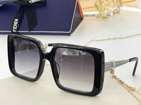 Replica Fendi Fashion Brand Designer Cat Eye Women Sunglasses Oversized Sun Glasses Cat eye Vintage Female Eyewear 98