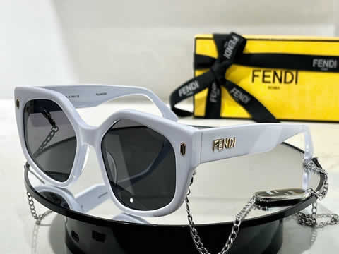 Replica Fendi Fashion Brand Designer Cat Eye Women Sunglasses Oversized Sun Glasses Cat eye Vintage Female Eyewear 95